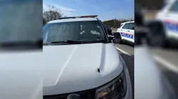 Columbus Police Cruiser Shot (oh)