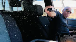 Anyone who has done a shooting investigation involving vehicle glass, or shot vehicle glass in training, knows that the entire vehicle interior is often covered with glass powder. Wear eye protection on patrol 24/7.
