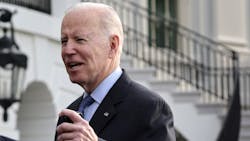 President Joe Biden speaks to members of the press before a Marine One departure from the White House on March 23. President Joe Biden speaks to members of the press before a Marine One departure from the White House on March 23.