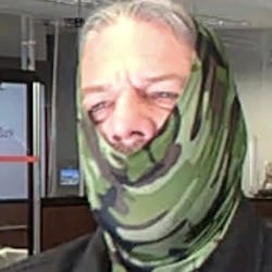 Christopher Paul Daniels, 55--known as the &apos;Green Gaiter Bandit&apos;--was charged Monday with bank robbery in connection with the robberies or attempted robberies of 12 Orange and Los Angeles counity banks in the first two months of 2022.
