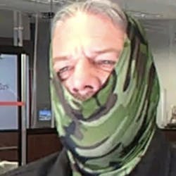Christopher Paul Daniels, 55--known as the 'Green Gaiter Bandit'--was charged Monday with bank robbery in connection with the robberies or attempted robberies of 12 Orange and Los Angeles counity banks in the first two months of 2022. Christopher Paul Daniels, 55--known as the 'Green Gaiter Bandit'--was charged Monday with bank robbery in connection with the robberies or attempted robberies of 12 Orange and Los Angeles counity banks in the first two months of 2022.