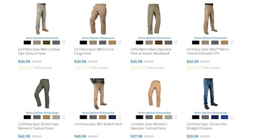 When it comes to tactical pants , LA Police Gear has you covered with several hundreds of options.
