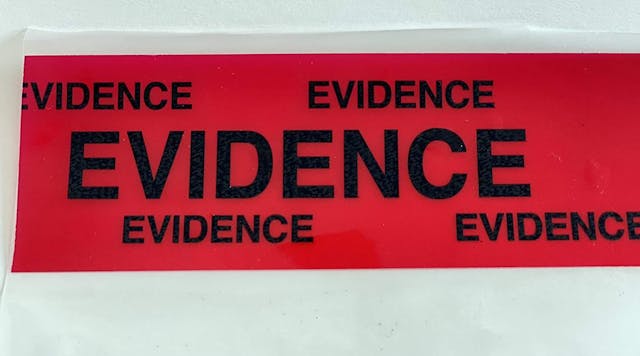 New and improved evidence tape.