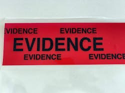 New and improved evidence tape. New and improved evidence tape.