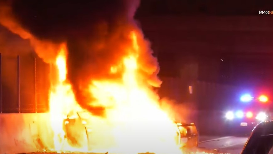 Chp Fiery Crash (ca)