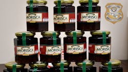 Georgia authorities found nearly 8 gallons of liquid methamphetamine hidden in over 100 jars of 'salsa' at a Homerville home last week. Georgia authorities found nearly 8 gallons of liquid methamphetamine hidden in over 100 jars of 'salsa' at a Homerville home last week.