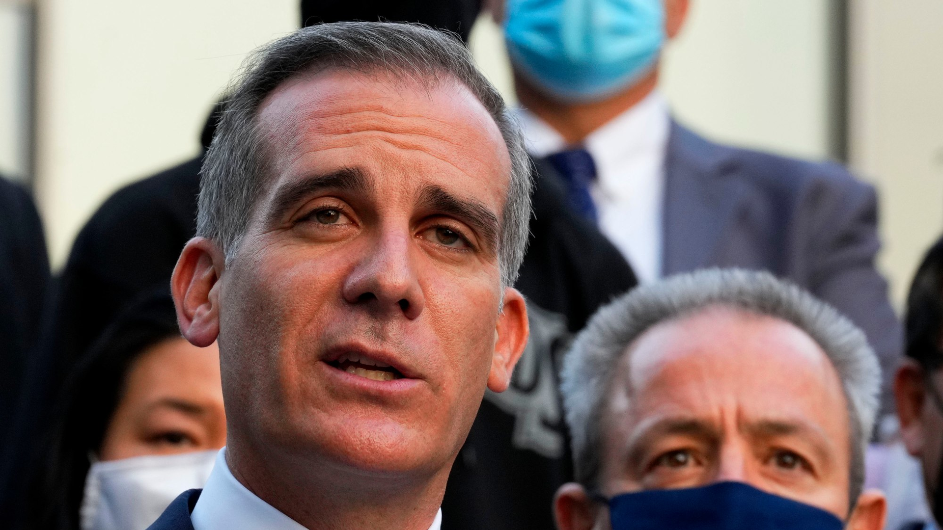 Los Angeles Mayor Eric Garcetti.