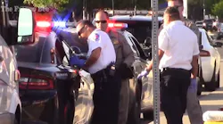 A passenger involved in a collision Friday in Fresno, CA, made off with a California Highway Patrol cruiser and ed officers on a brief high-speed chase before he was apprehended.