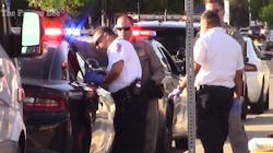 A passenger involved in a collision Friday in Fresno, CA, made off with a California Highway Patrol cruiser and ed officers on a brief high-speed chase before he was apprehended. A passenger involved in a collision Friday in Fresno, CA, made off with a California Highway Patrol cruiser and ed officers on a brief high-speed chase before he was apprehended.