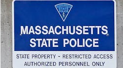 Massachussets State Police Sign (ma)