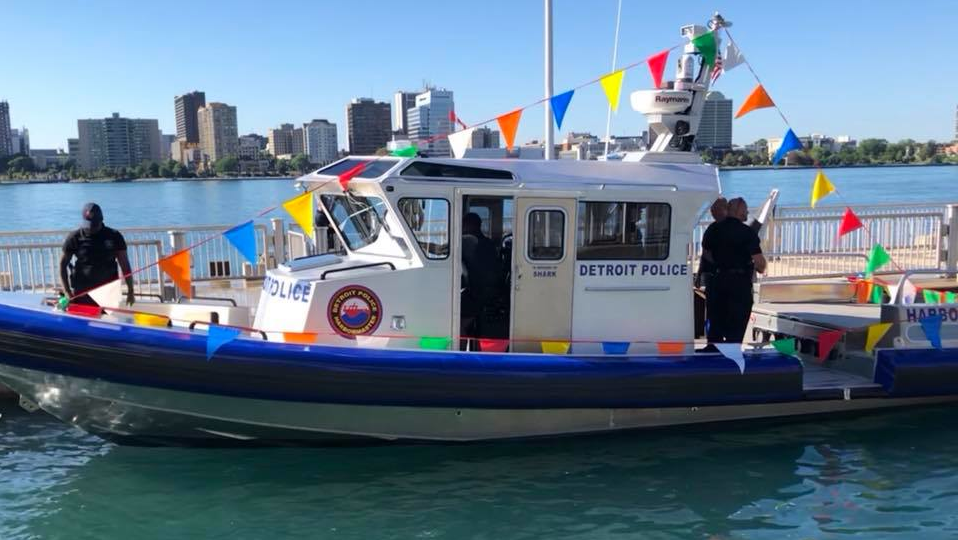 The Detroit Police Department has dry docked its patrol boat named after longtime master diver Sgt. Kenneth 'Shark' Steil amid a lawsuit claiming three companies provided a defective product.