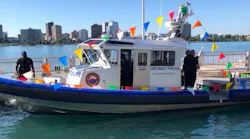 The Detroit Police Department has dry docked its patrol boat named after longtime master diver Sgt. Kenneth 'Shark' Steil amid a lawsuit claiming three companies provided a defective product.