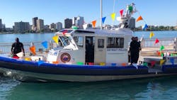 The Detroit Police Department has dry docked its patrol boat named after longtime master diver Sgt. Kenneth 'Shark' Steil amid a lawsuit claiming three companies provided a defective product. The Detroit Police Department has dry docked its patrol boat named after longtime master diver Sgt. Kenneth 'Shark' Steil amid a lawsuit claiming three companies provided a defective product.