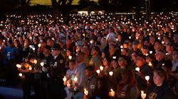 Thousands attended the 34th Annual Candlelight Vigil hosted by the National Law Enforcement Officers Memorial Fund took place on the National Mall in Washington, D.C., on May 13. Thousands attended the 34th Annual Candlelight Vigil hosted by the National Law Enforcement Officers Memorial Fund took place on the National Mall in Washington, D.C., on May 13.