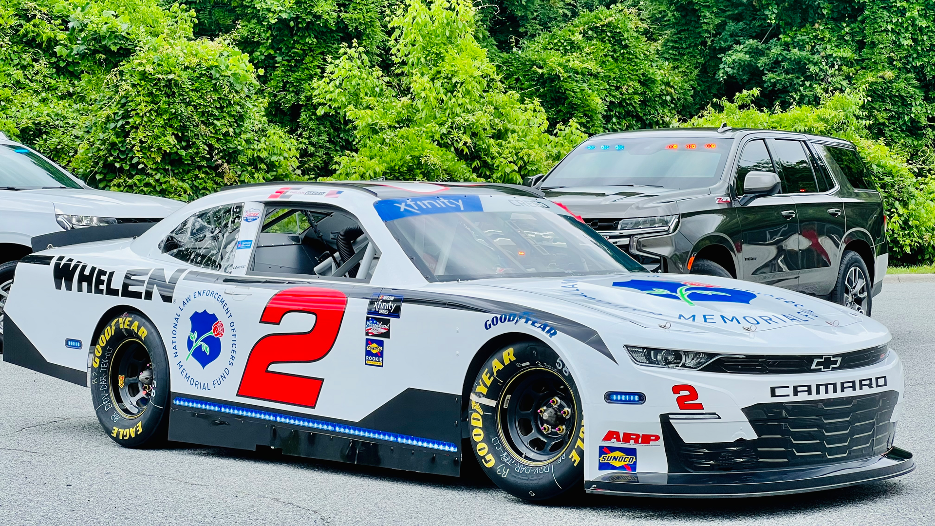 RCR&rsquo;s No. 2 Whelen Chevrolet will debut a special NLEOMF paint scheme featuring the names of officers killed in the line of duty at NASCAR Xfinity Series race.