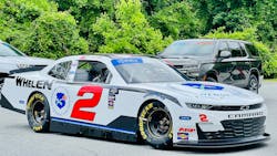 RCR’s No. 2 Whelen Chevrolet will debut a special NLEOMF paint scheme featuring the names of officers killed in the line of duty at NASCAR Xfinity Series race. RCR’s No. 2 Whelen Chevrolet will debut a special NLEOMF paint scheme featuring the names of officers killed in the line of duty at NASCAR Xfinity Series race.
