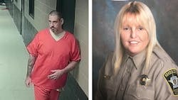 Missing inmate Casey Cole White and Vicky White, the Lauderdale County assistant director of corrections.