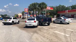During a chase with Martin County, FL, deputies in Indiantown, a driver is accused of ramming a sheriff's office motorcycle and cruiser before throwing a rubber snake at deputies Wednesday.