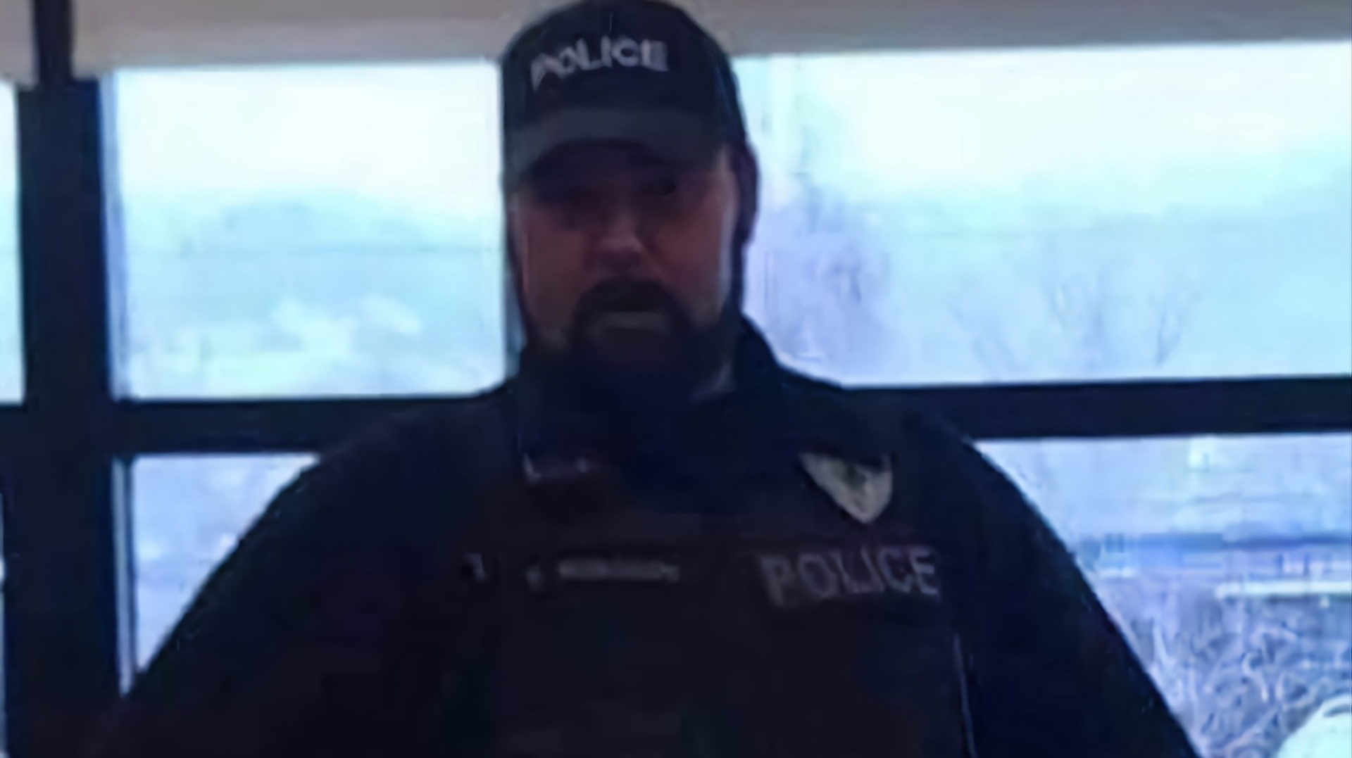 Flatwoods, KY, Police Officer Tommy Robinson.