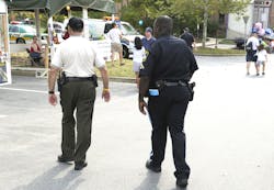 Because of the variety of circumstances that can hinder timely backup arrival for officers on foot patrol, it’s just a better idea to assign foot patrol to officers in teams. Because of the variety of circumstances that can hinder timely backup arrival for officers on foot patrol, it’s just a better idea to assign foot patrol to officers in teams.
