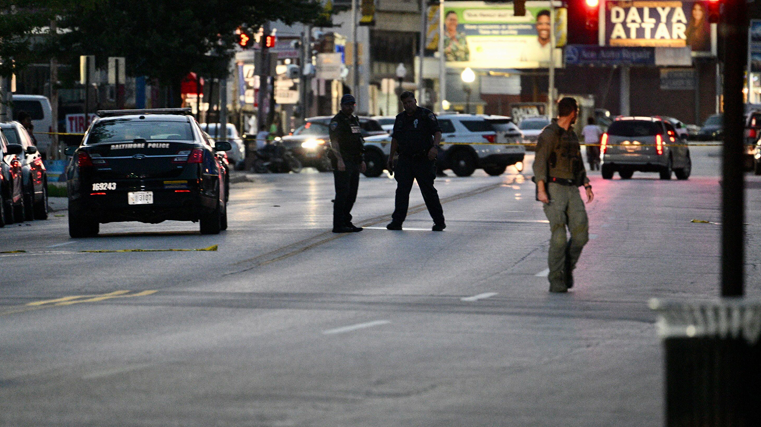 A Baltimore police officer is on life support after being dragged by a vehicle during a traffic stop Tuesday.