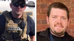 Bibb County, AL, Sheriff's Deputies Brad Johnson (left) and Chris Poole. Bibb County, AL, Sheriff's Deputies Brad Johnson (left) and Chris Poole.