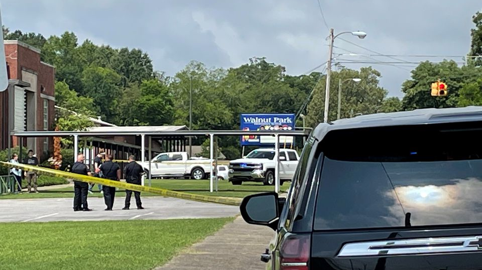 A suspect who tried to get into a Gadsden, AL, elementary school was shot and killed after he was confronted by a Rainbow City, AL, police officer and a school resource officer Thursday.