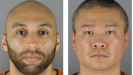 Former Minneapolis Police Officers J. Alexander Kueng (left) and Tou Thao.