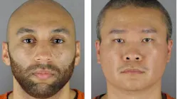 Former Minneapolis Police Officers J. Alexander Kueng (left) and Tou Thao.