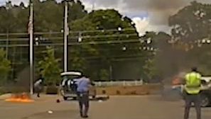 Raleigh Police Station Molotov Attack (nc)