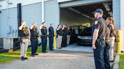 Tallahassee, FL, police officers mourn a fallen colleague who died following a collision with a fleeing suspect in a triple shooting early Wednesday.