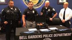 Bell Gardens Police Department drone donation was provided by Los Angeles real estate developer. Bell Gardens Police Department drone donation was provided by Los Angeles real estate developer.