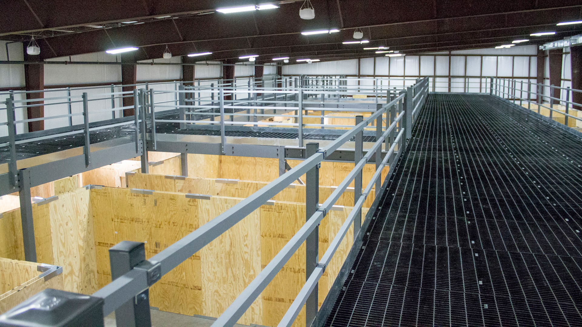 The 18,672-square-foot tactical training facility includes a flexible training area with reconfigurable walls for reality-based training.