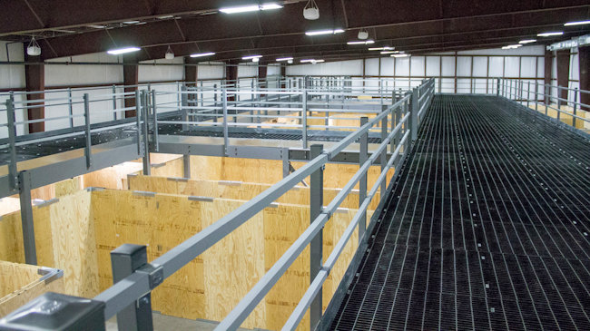 The 18,672-square-foot tactical training facility includes a flexible training area with reconfigurable walls for reality-based training.