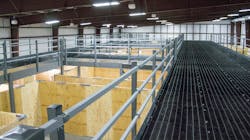 The 18,672-square-foot tactical training facility includes a flexible training area with reconfigurable walls for reality-based training. The 18,672-square-foot tactical training facility includes a flexible training area with reconfigurable walls for reality-based training.