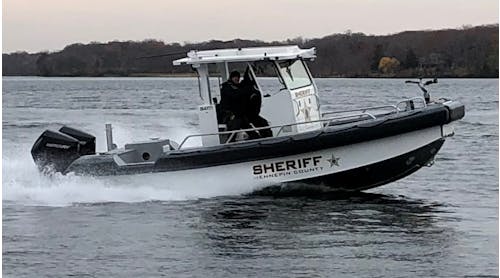 Photo caption: In the aftermath of an on-the-water rescue of a boater on Lake Minnetonka, the Hennepin County Sheriff&rsquo;s Water Patrol Unit praised the performance of their new Lake Assault Boats patrol and rescue craft.