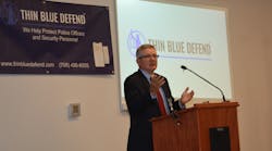 Douglas Parker developed the Thin Blue Defend app after he saw firsthand that current system for reporting use of force incidents was inadequate for officers to document comprehensive details that would be helpful in their defense and in completing departmental reports for greater transparency on what happened and why. Douglas Parker developed the Thin Blue Defend app after he saw firsthand that current system for reporting use of force incidents was inadequate for officers to document comprehensive details that would be helpful in their defense and in completing departmental reports for greater transparency on what happened and why.