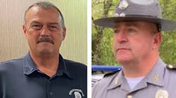 Prestonsburg, KY, Police Capt. Ralph Frasure (left) and Floyd County Sheriff's Deputy William Petry. Prestonsburg, KY, Police Capt. Ralph Frasure (left) and Floyd County Sheriff's Deputy William Petry.