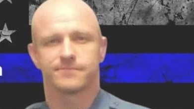 St. Marys, KS, Police Officer Mark Lamberson.