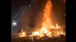 A dozen San Francisco police officers were injured by thrown fireworks and glass bottles while trying to 'disperse a hostile crowd' early Tuesday.