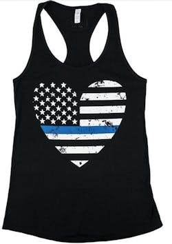 LAPG Distressed TBL Tank Top LAPG Distressed TBL Tank Top