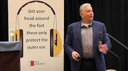 Bill Bergiadis, President and CEO of Troy Acoustics, spoke at the 2022 Station Design Conference in Rosemont, Illinois about the basics of range acoustics, the full-body dangers of repeated gunfire audibility and the various materials and designs needed for effective noise mitigation in a law enforcement setting.