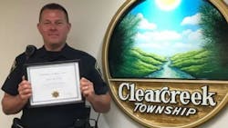 Clearcreek Twp., OH, Police Officer Eric Ney.