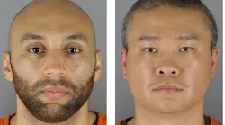 Former Minneapolis Police Officers J. Alexander Kueng (left) and Tou Thao.