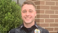 Elwood, IN, Police Officer Noah Shahnavaz. Elwood, IN, Police Officer Noah Shahnavaz.
