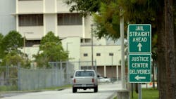 A man bailed out of the Pinellas County, FL, jail on a drunken driving charge Sunday then tried to break into three sheriff's office vehicles parked on the facility grounds, according to arrest reports. A man bailed out of the Pinellas County, FL, jail on a drunken driving charge Sunday then tried to break into three sheriff's office vehicles parked on the facility grounds, according to arrest reports.