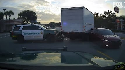 Watch Fla. Deputies Stop Stolen Box Truck in Wrong-Way Chase | Officer