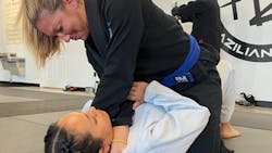 Here, Amanda Bear trains on the mats. Brazilian JuJitsu is one of the most effective training styles one can use for Law Enforcement. The goals of BJJ align with the physical control goals of BJJ. The best way to incorporate BJJ into Law Enforcement is to create a global culture shift, where it is recognized in POST certification, and Officers are trained in it consistently. Here, Amanda Bear trains on the mats. Brazilian JuJitsu is one of the most effective training styles one can use for Law Enforcement. The goals of BJJ align with the physical control goals of BJJ. The best way to incorporate BJJ into Law Enforcement is to create a global culture shift, where it is recognized in POST certification, and Officers are trained in it consistently.