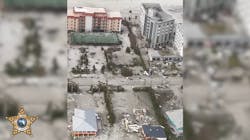 Lee County, FL, Sheriff Carmine Marceno flew over areas most impacted by Hurricane Ian on Thursday. Lee County, FL, Sheriff Carmine Marceno flew over areas most impacted by Hurricane Ian on Thursday.