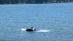 A retired NYPD officer rescued a driver from a car that was sinking in Lake Norman in Mooresville, NC, after the vehicle crashed into the water Wednesday. A retired NYPD officer rescued a driver from a car that was sinking in Lake Norman in Mooresville, NC, after the vehicle crashed into the water Wednesday.